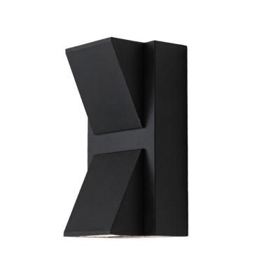 China Tempered Glass Wall Lamp Outdoor Waterproof K-Shaped Aisle Doorpost Aisle Doorpost Wall Light Balcony Courtyard Wall Lamp for sale