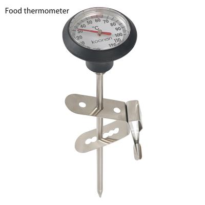 China Mechanical Type BBQ Meat Sensor Stainless Steel Gauge Indicator Type Kitchen Cooking Coffee Pot Milk Food Foaming Thermometer for sale