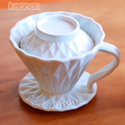 China Hand-washed koonan ceramic steamed coffee filter bowl viable drip filter for sale