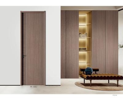 China Windproof Solid core interior doors design wooden modern security wooden doors decorative doors interior for sale