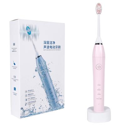 China Hotel High Quality IPX7 4 Modes Best Travel Sonic Electric Toothbrush Electric For Teeth for sale