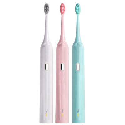 China New OEM 2021 Amazon Sonic Toothbrush Battery Powered Hot Selling Electric Toothbrush Rechargeable Electronic for sale