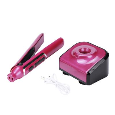 China Round Hair Dryer Blow Up Electric Heating Hair Brush Straighten Ion USB Charging, Brush and Hair Negative Straightener for sale