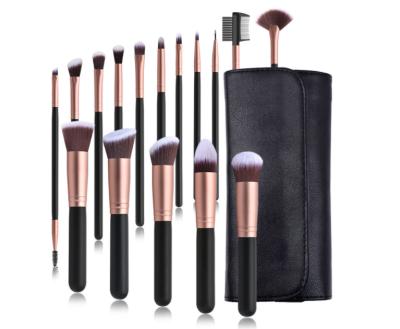 China Beauty Care Make Tools Personalized Base And Powder Rotating Cosmetic Makeup Brush Set Custom LOGO Cosmetic Brush Set With Bag for sale