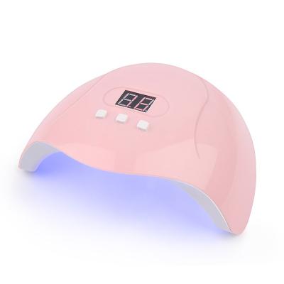 China Portable Nail Art Polish Machine Gel Nail Dryer Hand Dryer LED Nail Gel 54W UV LED Nail Art UV Lamp for Manicure for sale