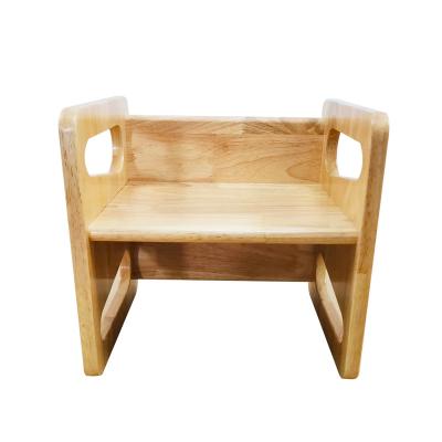 China Cheap Modern Wooden PANEL Baby Chair Children's Personalized Baby Step Stool Chair for sale