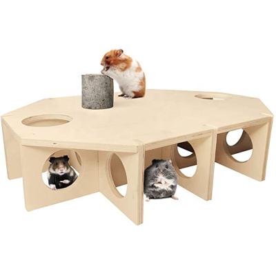 China Cubs Multi Viable Animals Wooden Hideout for sale