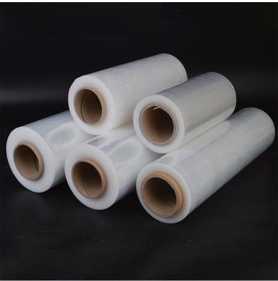 China Moisture Proof Handle and Machine Use Lldpe Pallet Wrapping Lldpe Polyethylene Plastic Stretch Film Wrap Plastic Pallet Stretch Film for sale