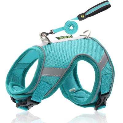 China Reflective Pet Fashion Polyester Accessories Dog High End Walking Harness Custom for sale