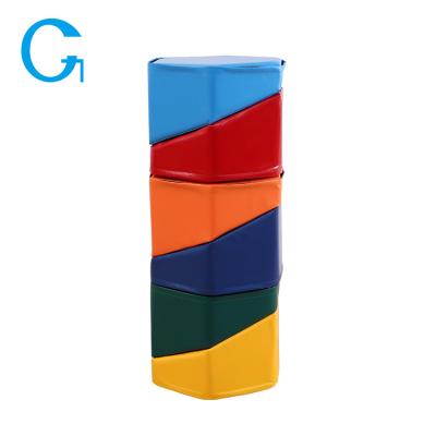 China Colorful Physical Training Foam Kids Soft Blocks Set For Fun Game for sale