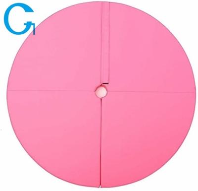 China High Quality Lightweight Folding Exercise Mat Folding Safy Gym Mat Waterproof Thickened Round Dance Crash Gymnastics Poles for sale