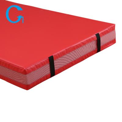 China Crash Red Gymnastics Landing Fitness Gymnastics Cheerleading Mat for sale