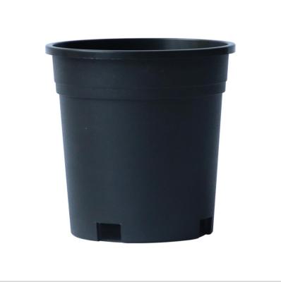 China Minimalist Plastic Nursery Plant Pot Black Plastic Flower Pots 7gallon Flower Pots for sale