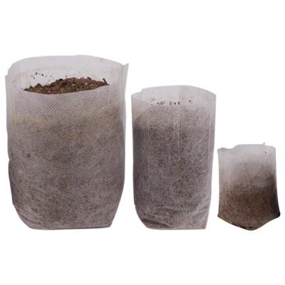 China Large Minimalist Plant Grow Bags Degradable Nonwoven Plant Seedling Bags Cloth Pots For Seedling for sale