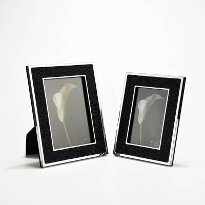 China Wholesale Classic Hot Sale 4x6 Plastic and PU Leather Decorative 4x6 Photo Frame for sale