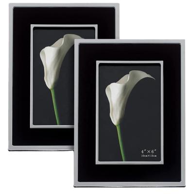 China Decoration Whosale/OEM ODM Hot Sale Bulk 4x6 /5x7/6x8 Floating Black Aluminum And Plastic Picture Picture Frame for sale