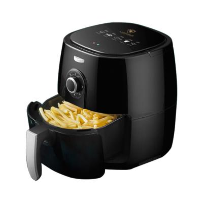 China New Arrival Modern Digital Healthy Cooker Big Power Electric Air 5.5l Oil Free Deep Fryer For Family for sale