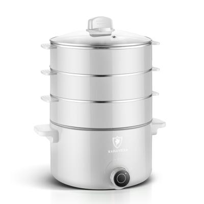 China Household Cheap Custom Design 4 Layers Stainless Steel Electric Food Steamer Good Quality for sale