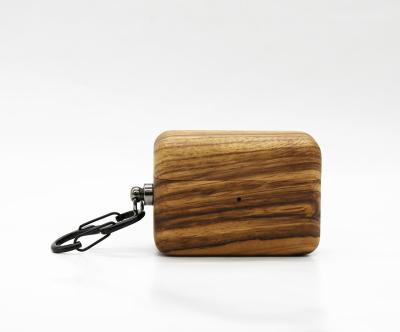 China Eco - Friendly Wooden Wireless Earphone Cover Device Airpod Case for sale