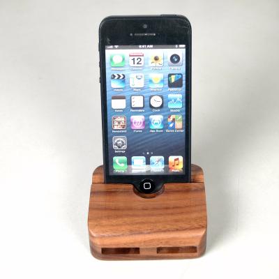 China Bamboo Wooden Stand Mobile Phone Natural Phone Stand Model for sale