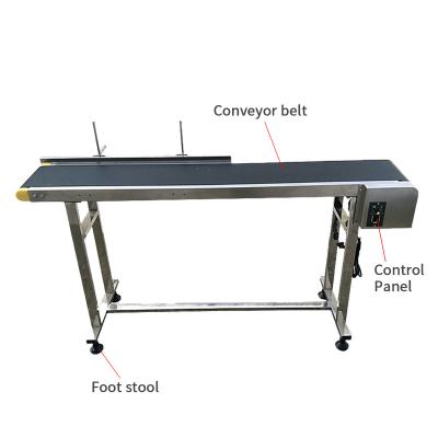 China Fire resistant made in china standard 1.5m conveyor belt system for TIJ inkjet printer for sale