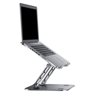 China Aluminum Alloy OEM Wholesale Desktop Computer Stand Non-Slip Laptop Desk Portable/Foldable Adjustable Folding Laptop Stand for sale