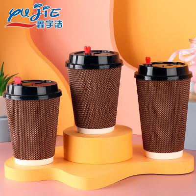 China 12 Ounce Disposable Double Wall Cup Makers Paper Cups For Cold Drinks In Delhi for sale