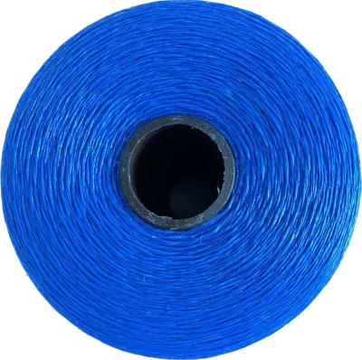 China Blue Fibrillated Yarn 2500D - 5000D Polypropylene Sewing Thread for sale