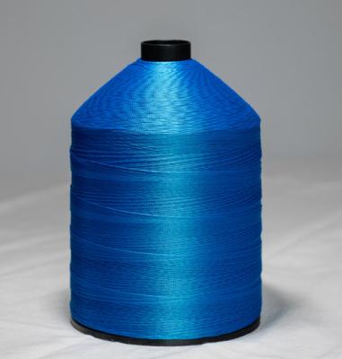 Cina 1000D*3 filo poliamidico di fibra di nylon impermeabile filo da cucire blu in vendita