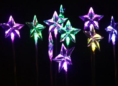 China LED Pentacle Lights Outdoor Low Pressure Waterproof Star Lawn Decoration Landscape Lamp for sale