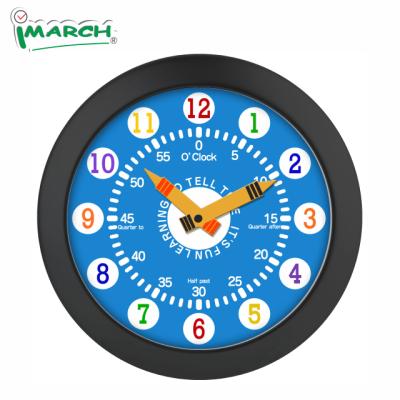 China Antique Style iMSH WC21502-3 Study Time Teaching Child Educational Wall Clock For Children for sale