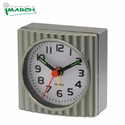 China OEM Antique Luminous Hand iMSH BB06601 Style Mini Size Travel Alarm Clock for sale