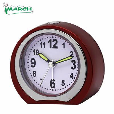 China Calendars iMSH BB08004 BROWN Grandpa Clock with Buzzer Alarm Table and Desk Alarm Clock for sale