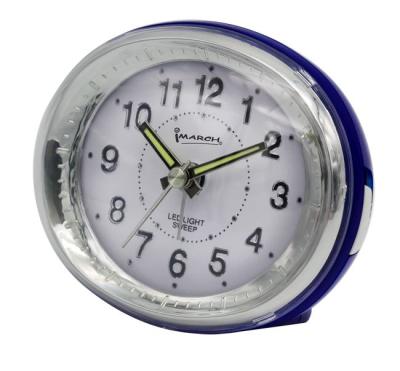 China Classes OEM Glow in the Dark Travel Aalrm Clock with AA Battery for sale