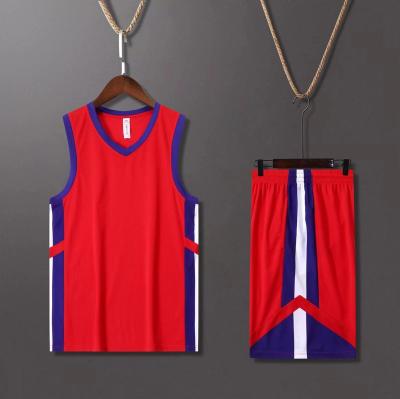 China High Quality Antibacterial Basketball Jersey Basketball Uniform Kits For Adult for sale