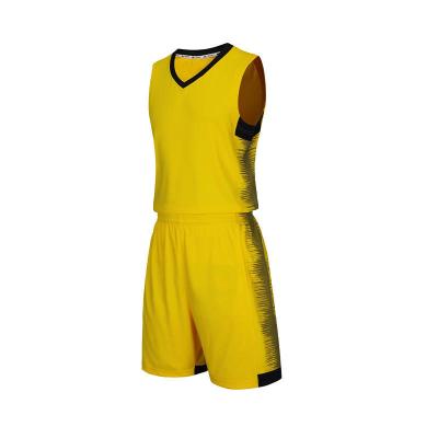 China Breathable Wholesale Basketball Jersey Basketball Uniform Suite For Men for sale