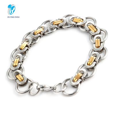 China FASHIONABLE Hand 8.5inches Cheap Cuban Link Chains Jewelry 11mm Stainless Steel Unique Design Bracelets for sale