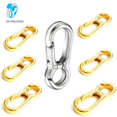 China Yingzhou Factory Stainless Steel Buckle Hardware Rotating Hanging Buckle Wholesale Lobster Purse Handbag Safety Connection Buckle Accessories for sale