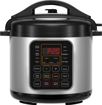 China Hotel LB-06B 5L 6L Electric Pressure Cooker with Voice Control LED for Good Performance in Stainless Steel Housing for sale