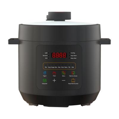 China LB-F12 Hotel Electric Pressure Cooker 7 in 1 Function Multi-Cooker in Black Large Instat Rice Cooker and Pot Function for sale