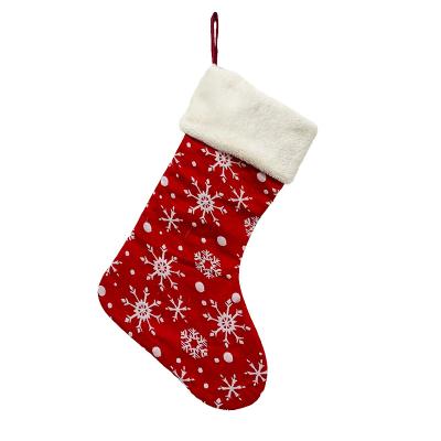 China Festival Decoration Selection H50*W34*O20cm Large Size Christmas Decoration Socks for sale