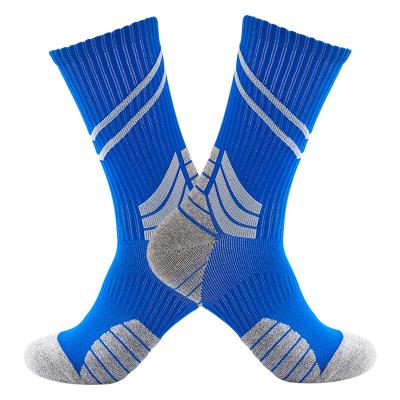 China Anti-slip Breathable Cotton Towel Mens Boy Mens Tube Basketball Bottom Socks for sale