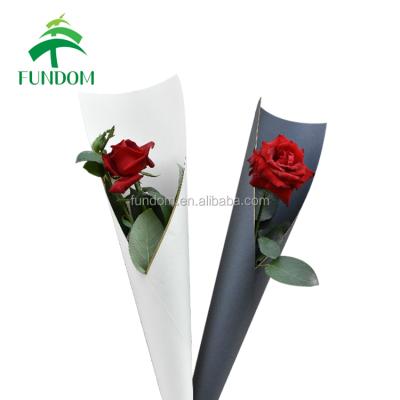 China Wholesale china cheap price recyclable single spray kraft paper box black and white packaging flowers with label for sale