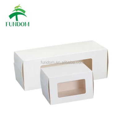 China Recyclable made in china alibaba wholesale plain white food take away cheap japanese food packaging sushi roll box paper with window for sale