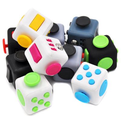 China ODM Mini Anti-Anxiety Focusing Decompression 6 Sides Clicker Kids Finger Fidgit Figet Cubos Cubos Finger Relaxation Cube Cubos Sensory Toys for sale