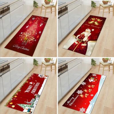 China Santa Claus Christmas Mat Outdoor Carpet Sustainable Merry Christmas Decor For New Year 2021 Christmas 2020 Christmas Home Gift Navidad Ornaments for sale