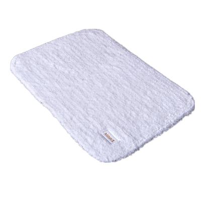 China Machine Washable Hotel Spa Mat Soft Plush Water Absorbent Bath Cover Viable For Bathroom Vanity Tub Shower for sale