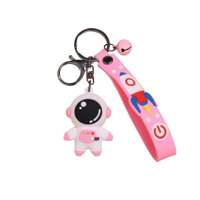 China Lovely Decoration 3D Cartoon Poke Soft Rubber Gift Handbag Key Car PVC Key Chain Anti-lost Key Chains Decoration Soft Rubber With Doll Pendant for sale