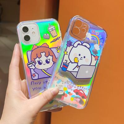 China Wholesale Colorful TPU Mobile Phone Case Fanshion Cartoon Soft Mobile Phone Case For Phone 11 12 13 mini pro max for sale