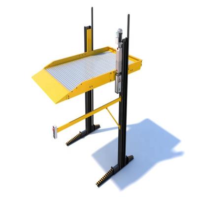 China Simple two post 2 level parking lift /car parking lift system for home /single cylinder type for sale